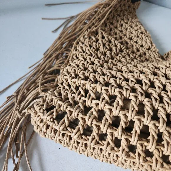 All Saints Large Crochet Bag "LIKE NEW" - Picture 9 of 16